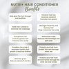 Nutri Lock Conditioner - 300 ml with Flax Seed Oil, Shea Butter &amp; Coconut Oil