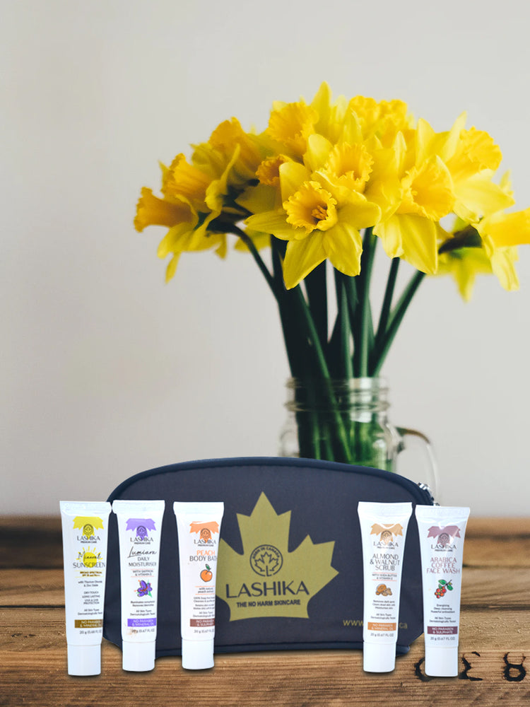 5 Daily Skincare Products (20gm each) with Free Black Travel Pouch